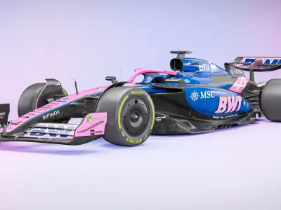 F1 Alpine A525 2025 3D model