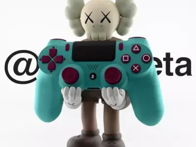 Kaws Controller Stand Sony Play Station IV 4 V 5 for Print 3D print model