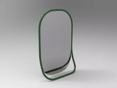 Fidu Mirror Low-poly 3D model
