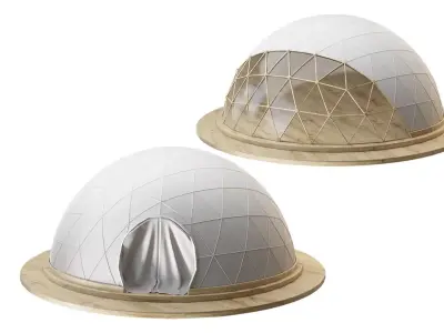 Dome Glamping Geodome 3D model