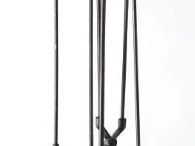 Salon victorian iron fire tool set 3D model