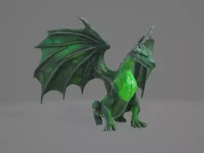 king rock Low-poly 3D model