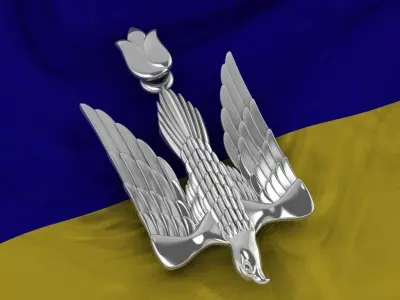 Ukrainian Trident 3D print model