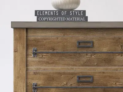 MERCANTILE 10-DRAWER LARGE CHEST 3D model