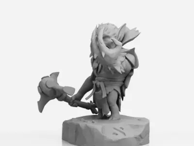 Lion Chibi - DOTA 2 - 3D Print Collection 3D print model