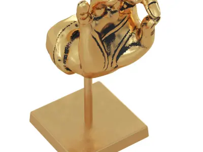 Decorative figurine Hand of Buddha 3D model