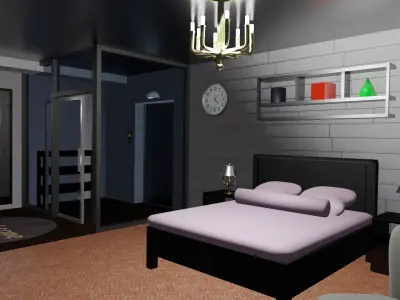 Modern Home  Free 3D model