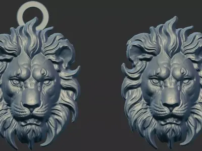 tiger pentant  3D print model