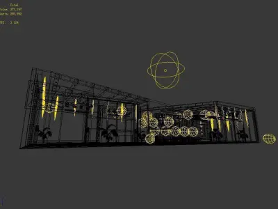 Exhibition - Area - 25X9-3DMAX2009-07 3D model
