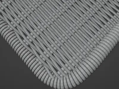 Outdoor Slope Lounge Chair 3D model