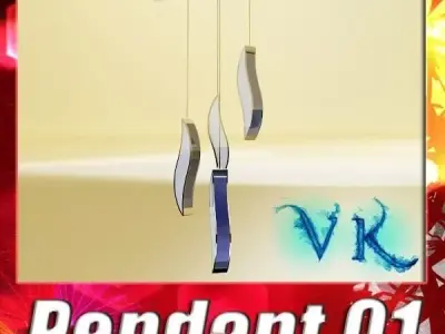 Modern Pendant Lamp 3D model