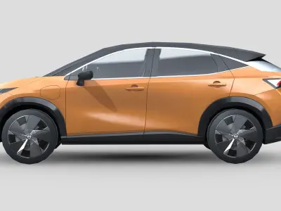 Nissan Ariya 2020 Low-poly 3D model