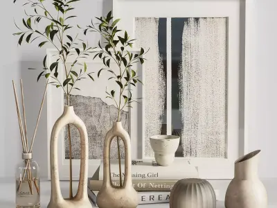 Decorative set033 3D model