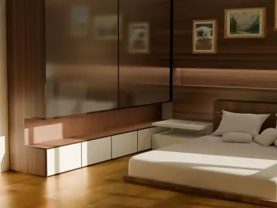Bedroom Interior 3D Model 3D model