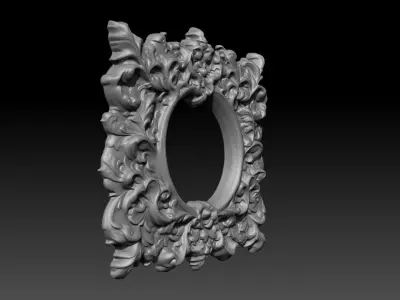 Bas relief Frame 240506 17 3D print model