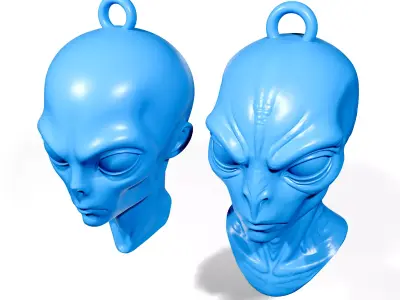 Aliens Pendants 3D print model