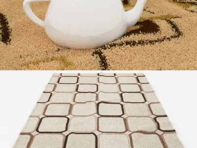 Rugs No 303 Low-poly 3D model