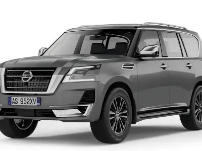 Nissan Patrol Platinum 2021 3D model