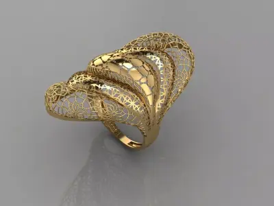 TORTURIAL RING 3D print model
