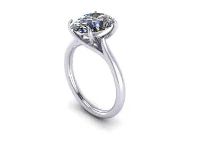 Wedding Ring Variation V5 3D print model