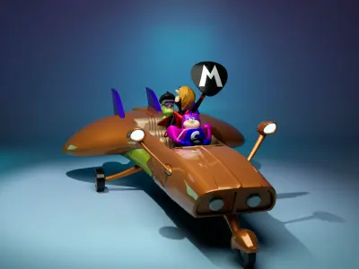 THE IMPOSSI-MOBILE - IMPOSSICAR -THE IMPOSSIBLES 3D print model