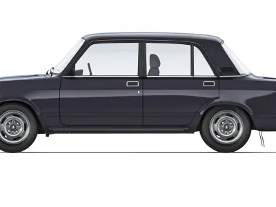 VAZ Lada 2105 1980 3D model