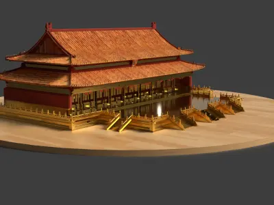 Chinese  ancient house   3D model