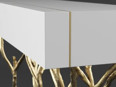 Ginger Jagger Fig Tree Console 3D model