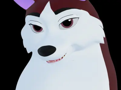 Jenna Balto Low-poly 3D model