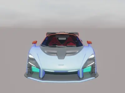 Realistic Maclaren senna  3D print model