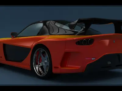 Veilside Fortune Mazda RX7 3D model