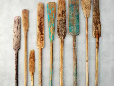 Oars by Like Lodka 2 3D model