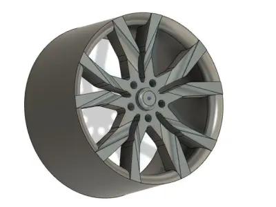 Peugeot RCZ Rims Model  3D print model