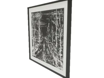 Picture Frame - United Path  Low-poly 3D model