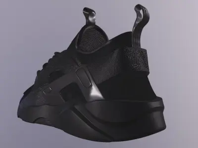 NIKE AIR HUARACHE SHOES PBR Low-poly 3D model