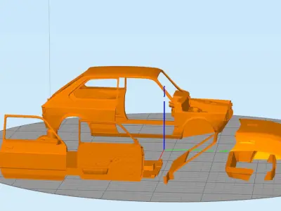 Fiat 147   3D print model