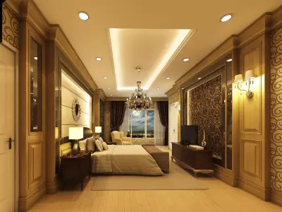 maim bedroom 25 3D model