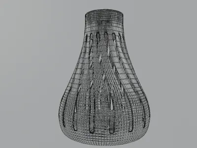 Fency Flower Vase Decoration Piece 3d Printable Model 3D print model