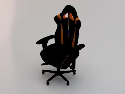 Gaming Chair 05 Low-poly 3D model