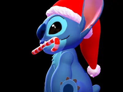 Stitch Christmas - Lilo and Stitch 3D print model