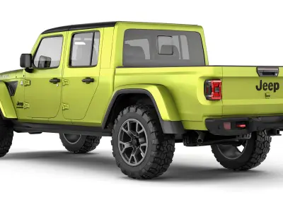 Jeep Gladiator Rubicon 2024 3D model