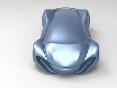 Futuristic Car 3D Printable 3D print model