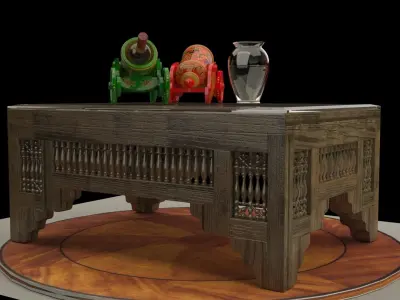 Chinese coffee table  3D model