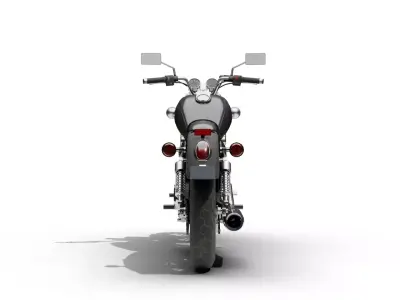 Harley Davidson Sportster Low-poly 3D model