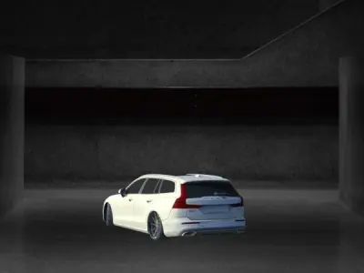 volvo v60 3D model