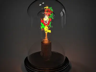 Neon Decoration Lamp Collection 3D model