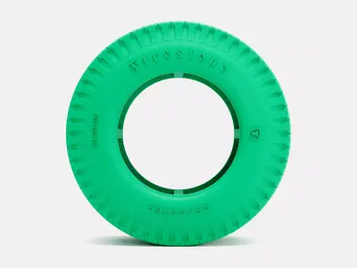 15x10 Firestone Dragster Cheater Slick 3D print model