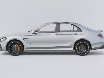 Mercedes-AMG E63 S 4MATIC 2017 Low-poly 3D model