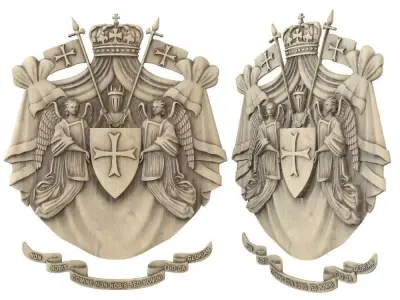 Templar emblem 3D print model