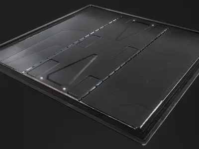 Sci-fi floor 3D model